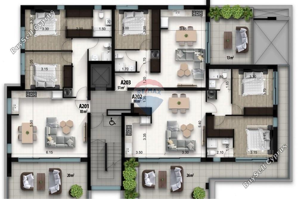 3 bedroom penthouse for sale faneromeni larnaca 8406804 image 14942826