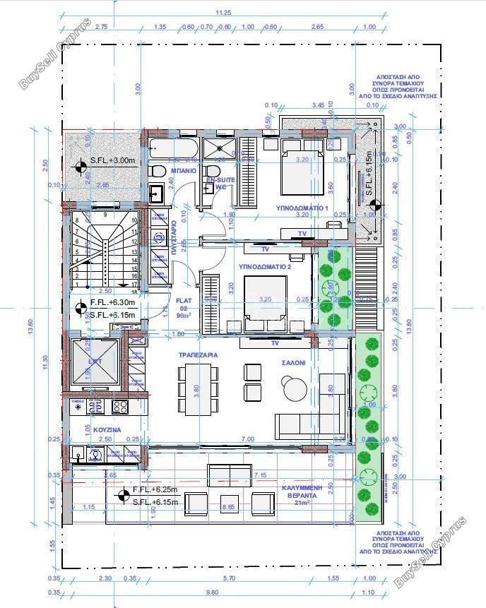 2 bedroom entire floor apartment for sale faneromeni larnaca 8302014 image 16395932