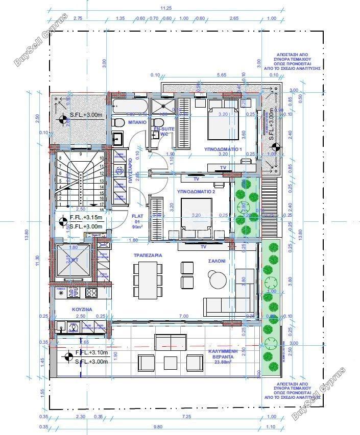 2 bedroom entire floor apartment for sale faneromeni larnaca 8302014 image 16395936
