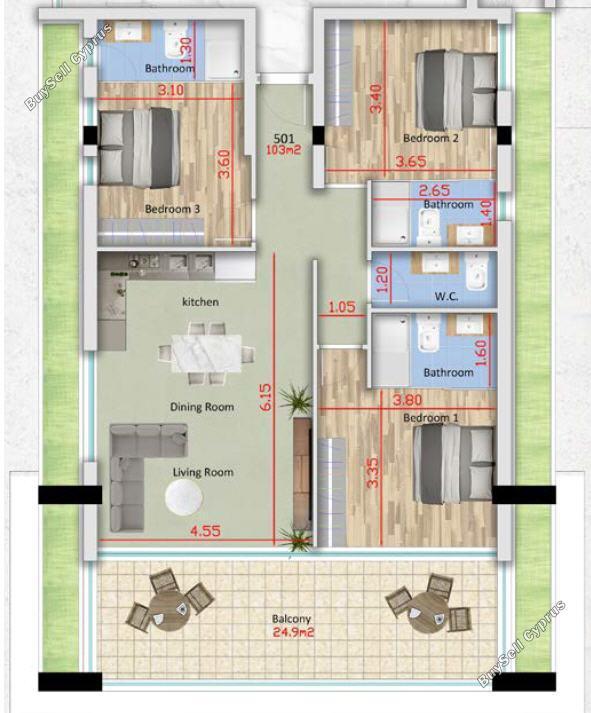 3 bedroom penthouse for sale larnaca municipality larnaca 1072014 image 16255737