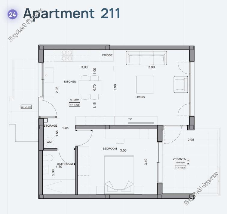 1 bedroom penthouse for sale pyla larnaca 1804624 image 6132067