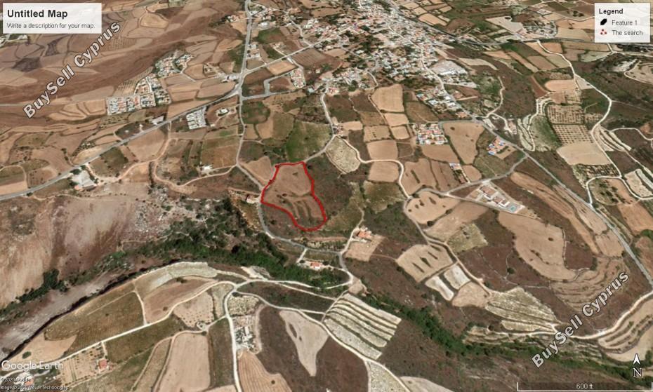 12375 SQM Land for sale in Kathikas, Paphos 15736637
