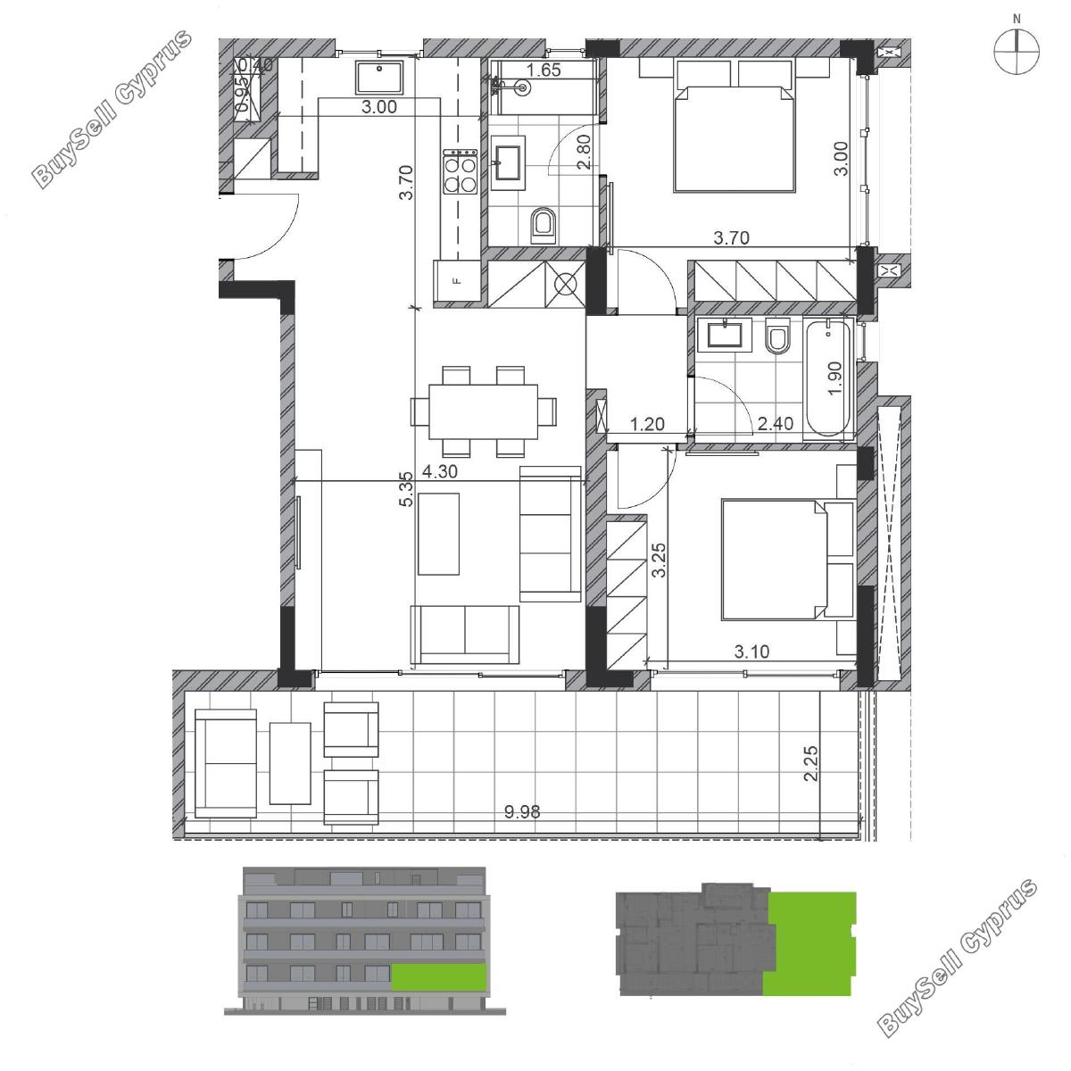 2 bedroom apartment for rent potamos germasogeias limassol 8698974 image 16210769