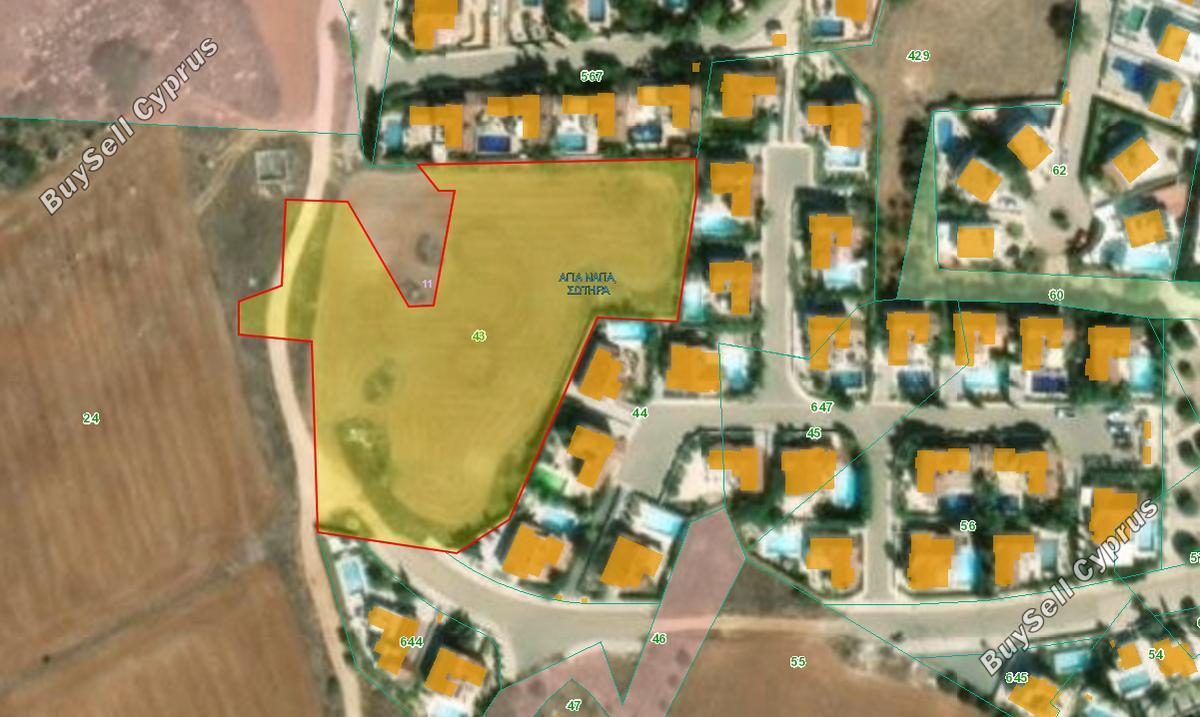 6325 SQM Land for sale in Agia Thekla, Famagusta 9243372