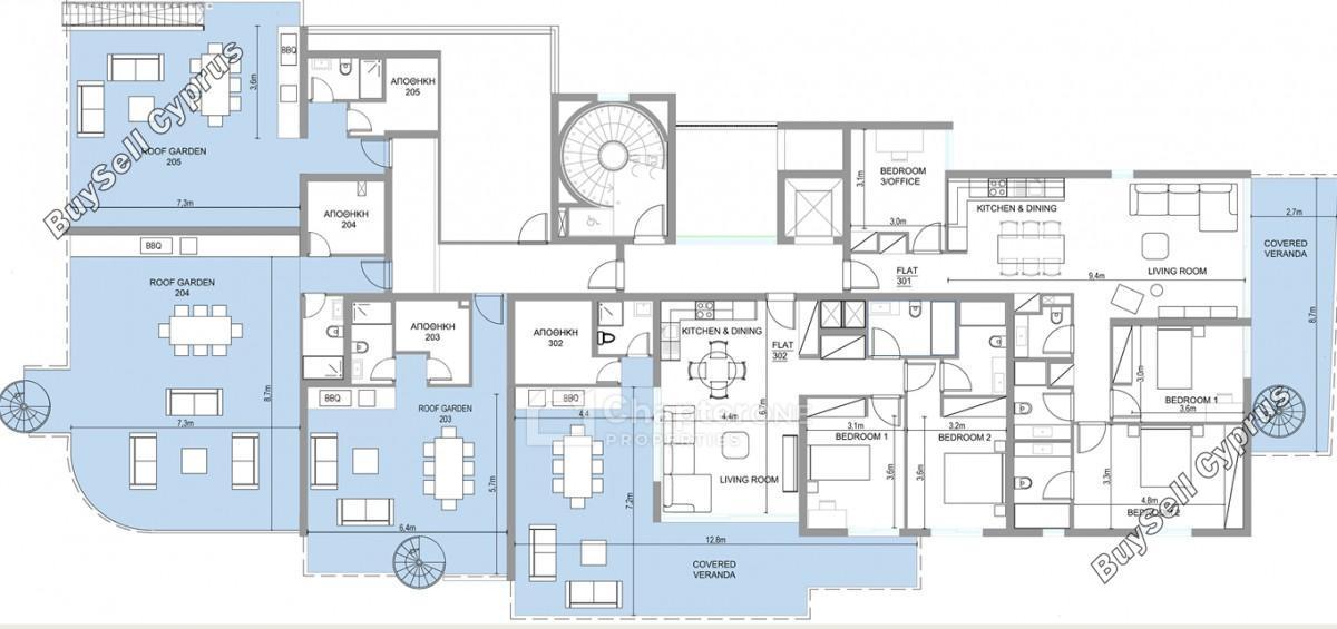 3 bedroom penthouse for sale platy aglantzias nicosia 8765615 image 16564447