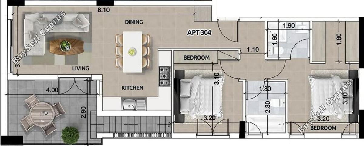 2 bedroom penthouse for sale aradippou larnaca 8676125 image 16093829