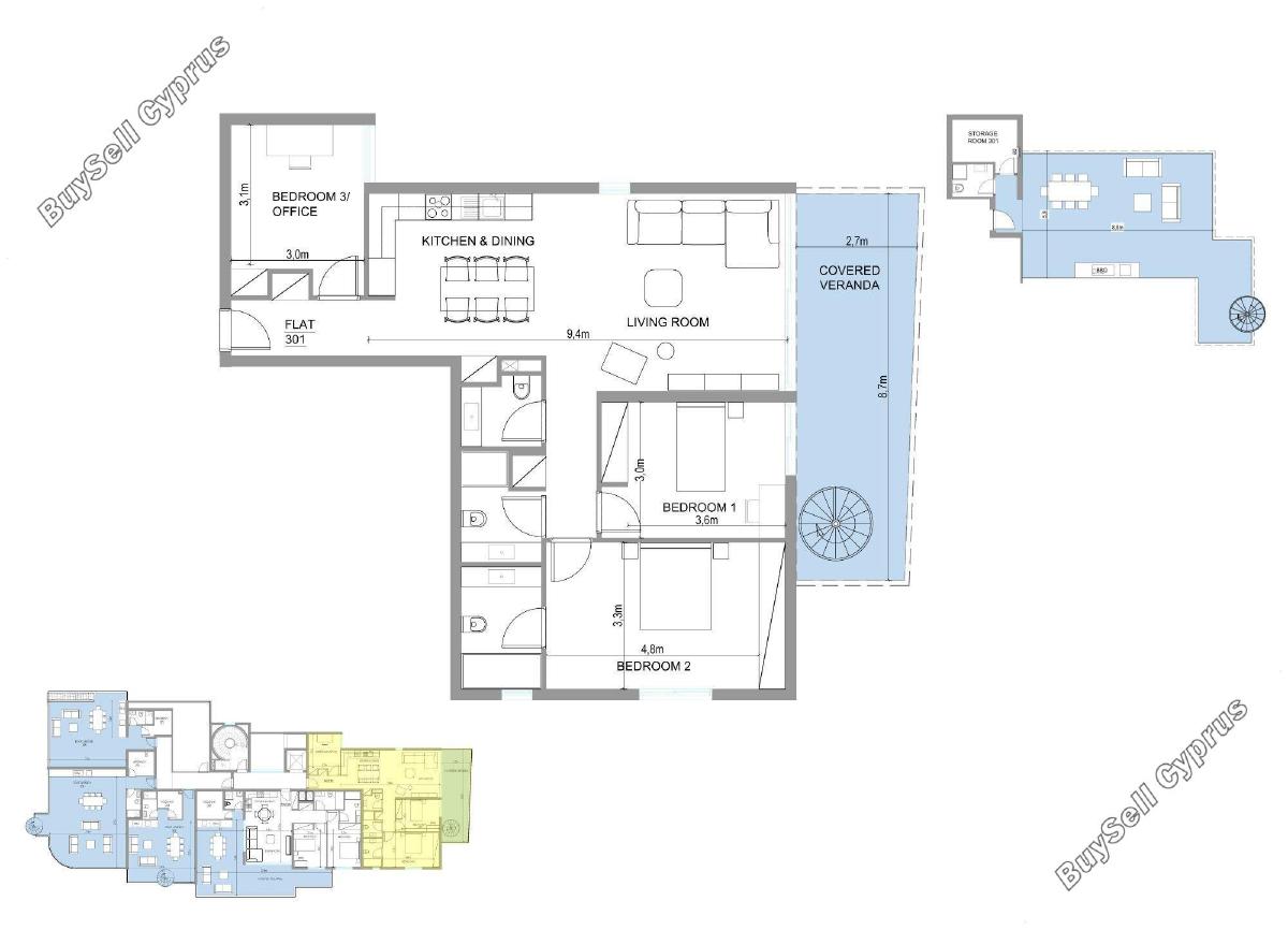 3 bedroom penthouse for sale platy aglantzias nicosia 8765525 image 16563267