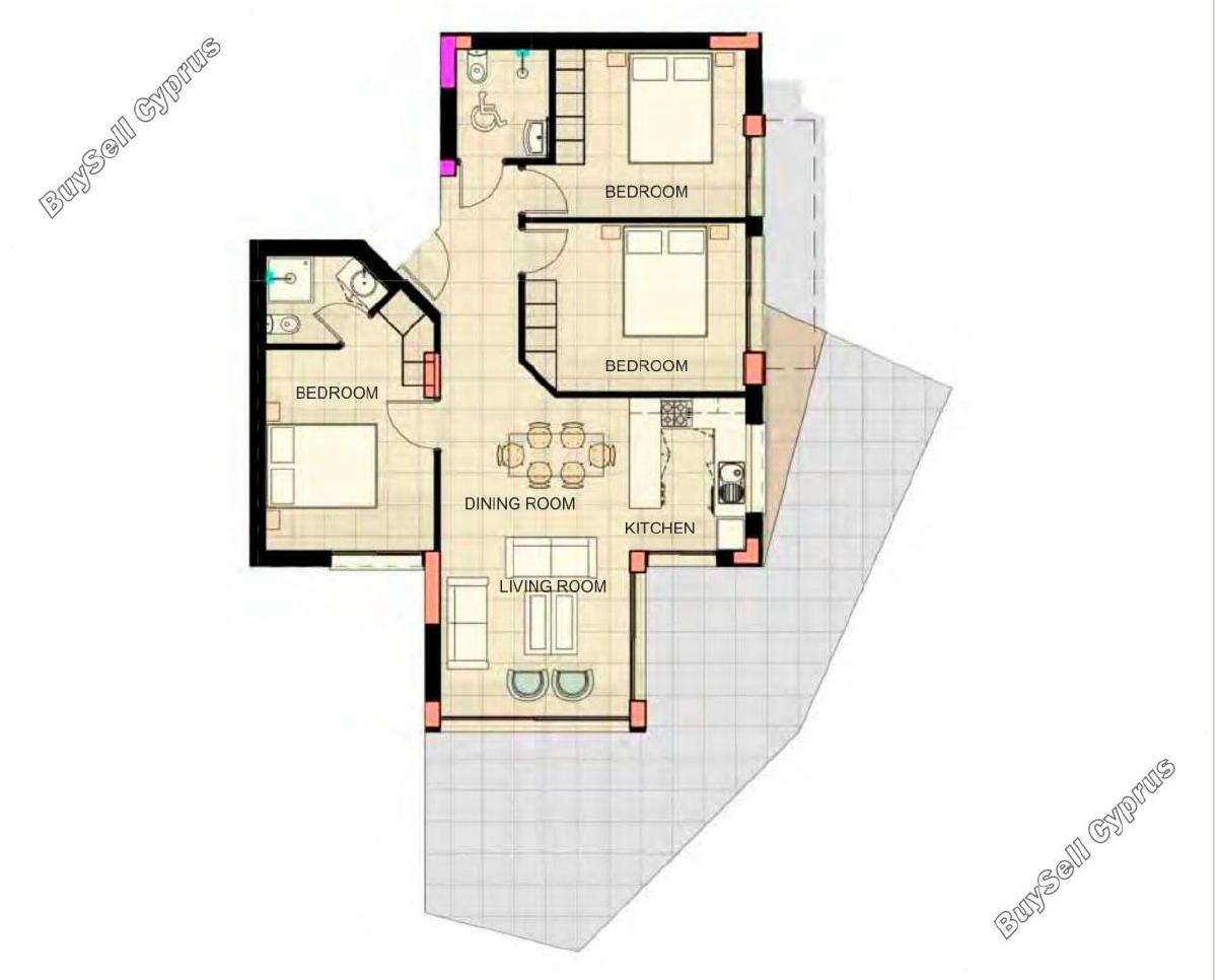 3 bedroom apartment for sale chlorakas paphos 8249555 image 13884724