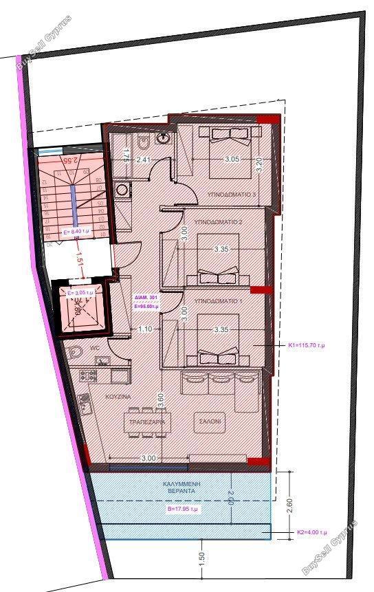 3 bedroom entire floor apartment for sale apostolos andreas limassol limassol 1889275 image 14299540