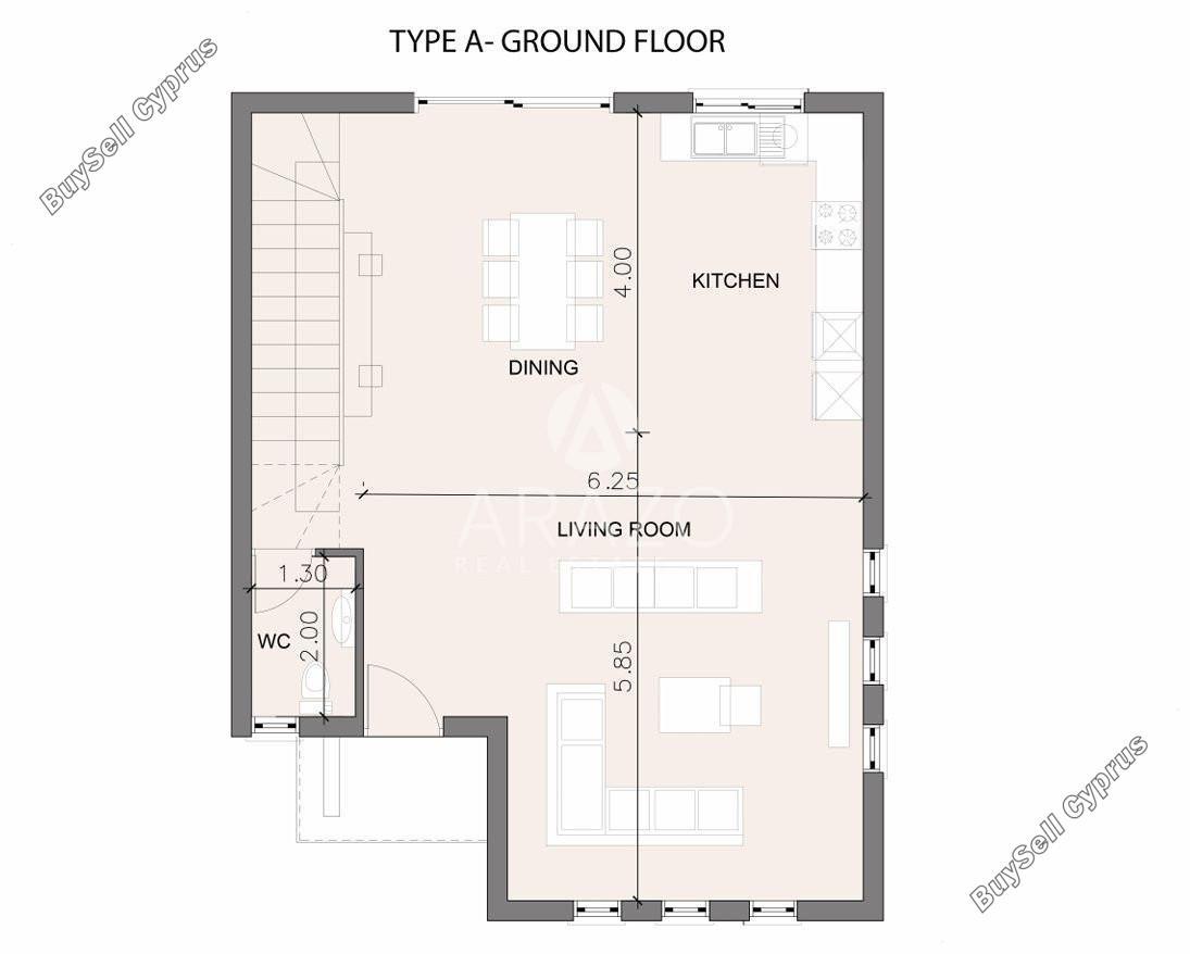 3 bedroom semi detached house for sale vrysoulles famagusta 1846475 image 6644533