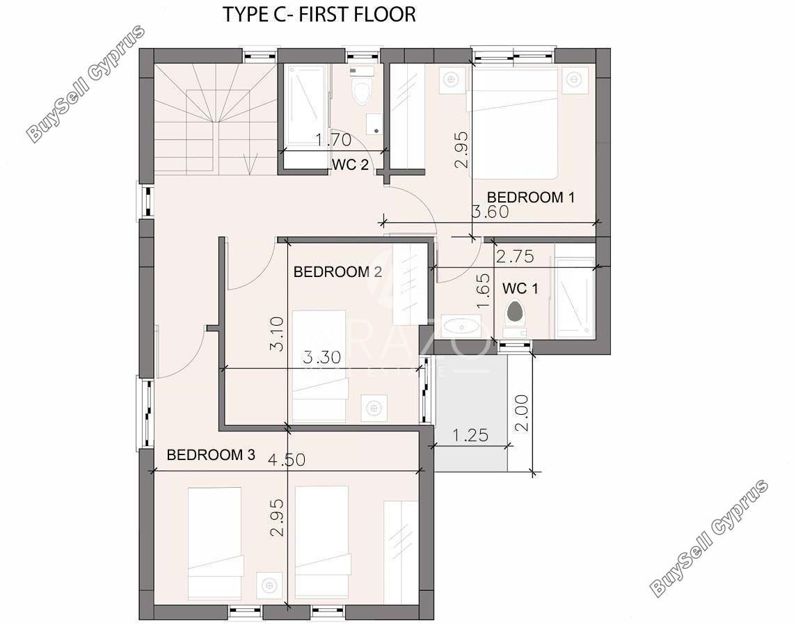 3 bedroom semi detached house for sale vrysoulles famagusta 1846475 image 6644536