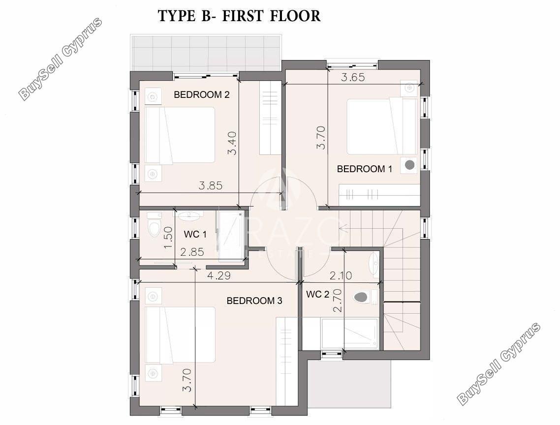 3 bedroom semi detached house for sale vrysoulles famagusta 1846475 image 6644541