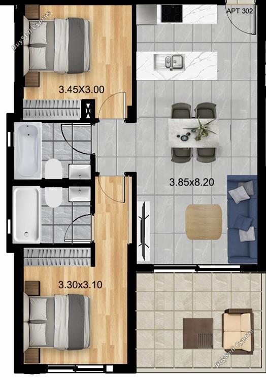 2 bedroom penthouse for sale agios athanasios limassol 8375006 image 15495156