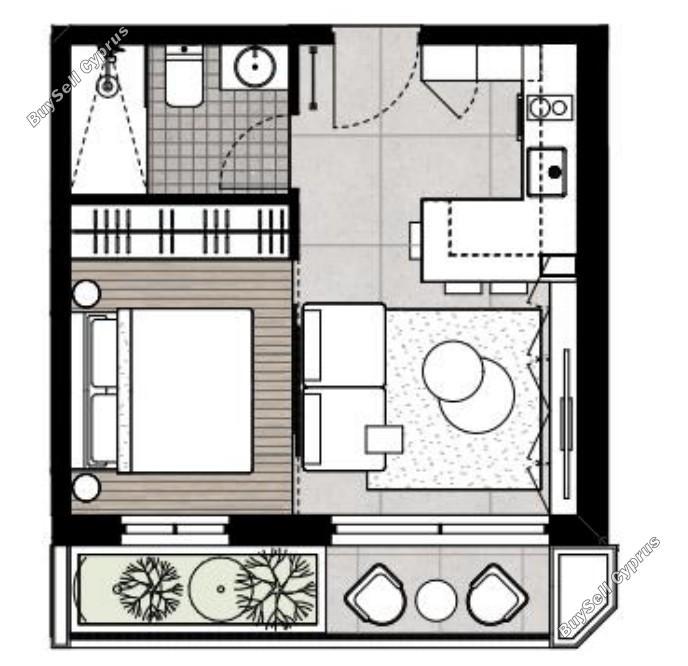studio apartment for sale paphos municipality paphos 7737406 image 12555106