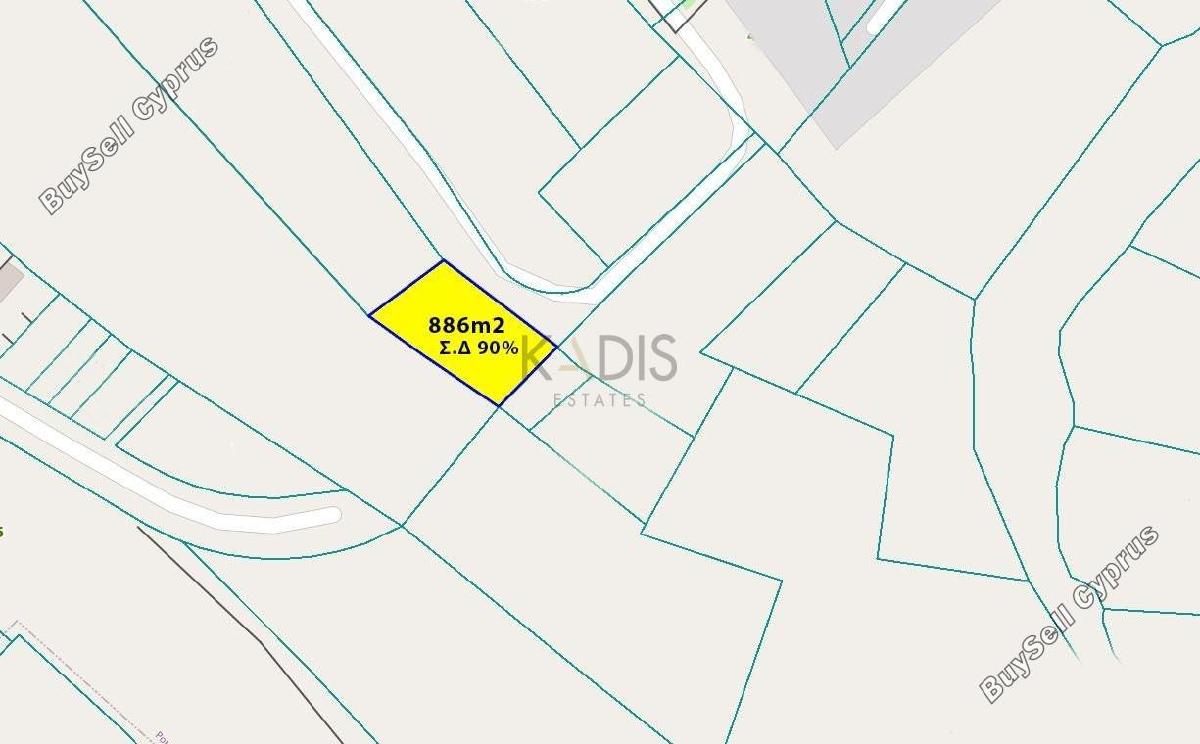 886 SQM Land for sale in Potamia, Nicosia 5824522