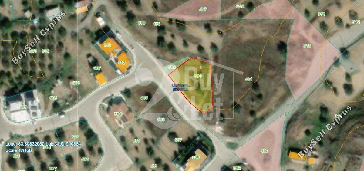 829 SQM Plot for sale in Kornos, Larnaca 16730858