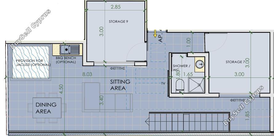 2 bedroom penthouse for sale chrysopolitissa larnaca 8571176 image 15802579