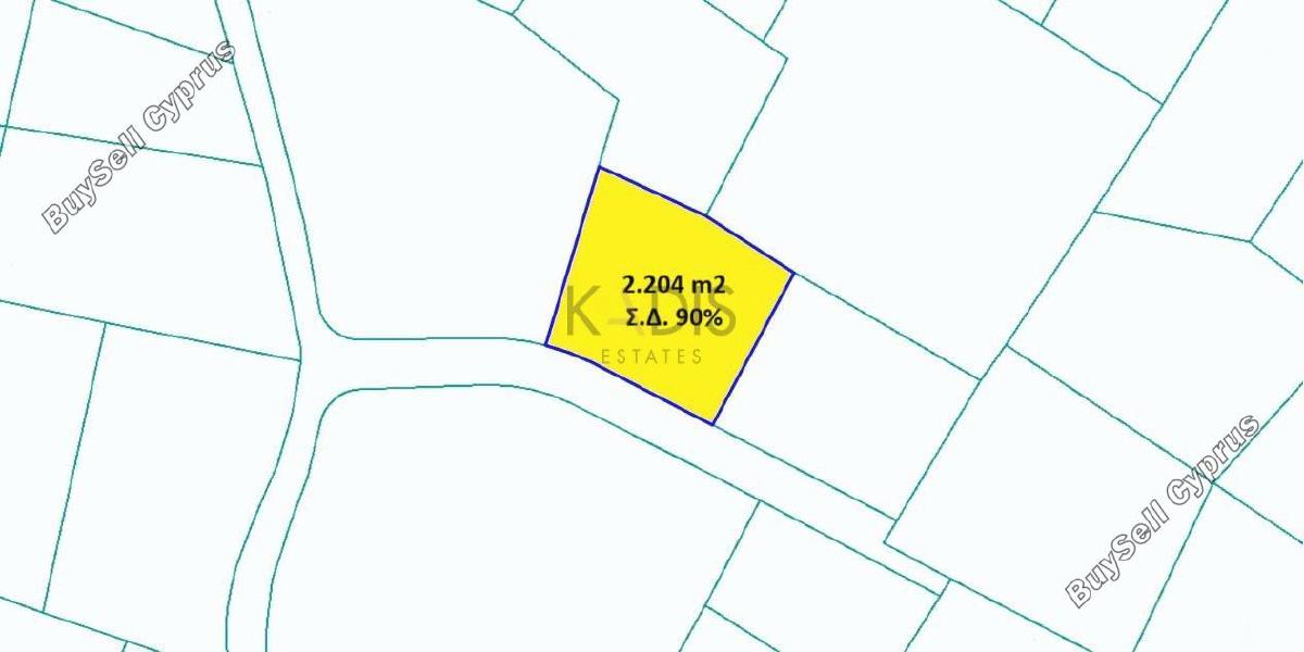 2204 SQM Land for sale in Kalo Chorio Larnacas, Larnaca 5860816