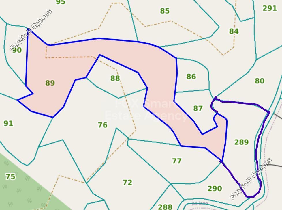 12413 SQM Land for sale in Kaliana, Nicosia 7294721