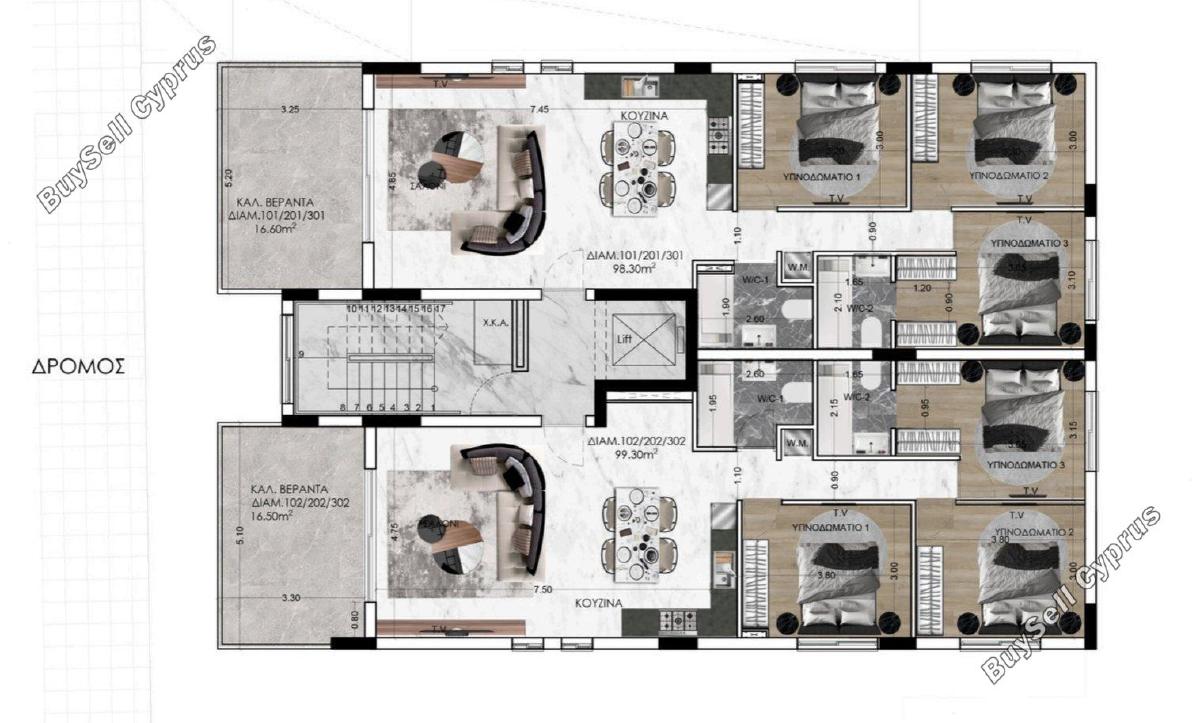 3 bedroom penthouse for sale agios dometios nicosia 7513617 image 16160369