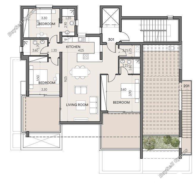 3 bedroom entire floor apartment for sale paphos municipality paphos 8355327 image 14613736