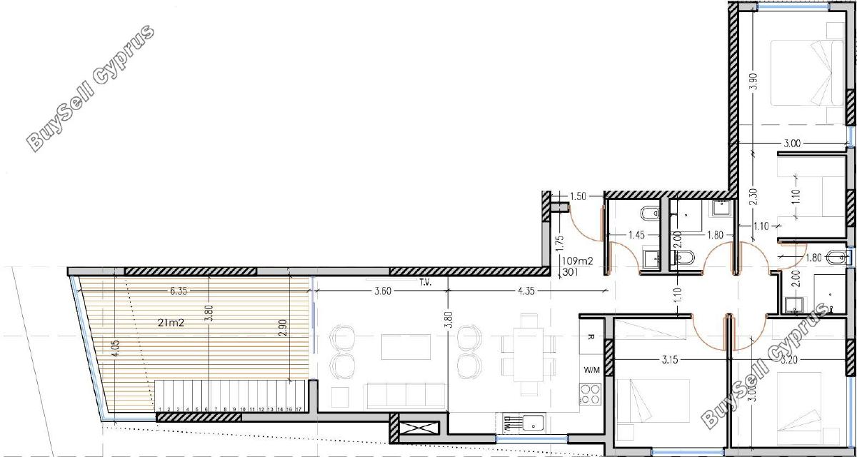 3 bedroom penthouse for sale aradippou larnaca 8463747 image 15799981