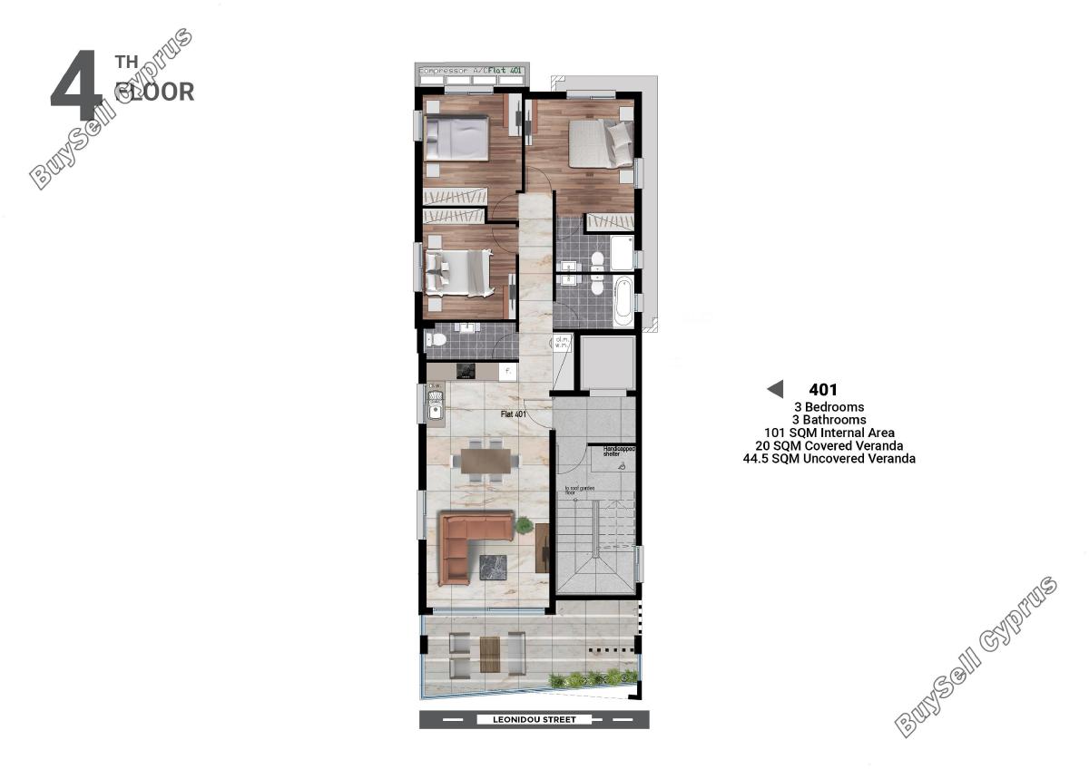 3 bedroom entire floor apartment for sale faneromeni larnaca 8004847 image 12755661