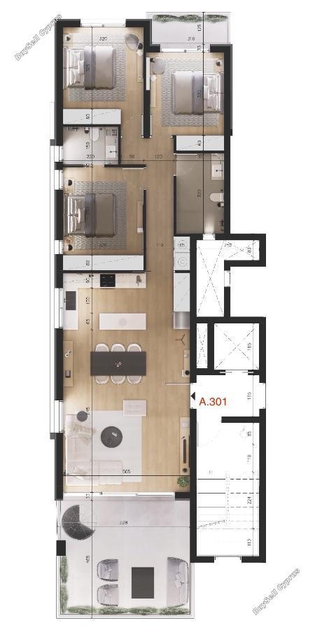 3 bedroom penthouse for sale linopetra limassol 1725657 image 4626191