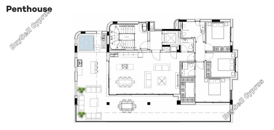 3 bedroom penthouse for sale agios athanasios limassol 7842957 image 12390376