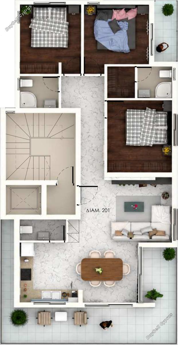 3 bedroom penthouse for sale kamares larnaca larnaca 8620367 image 16968497