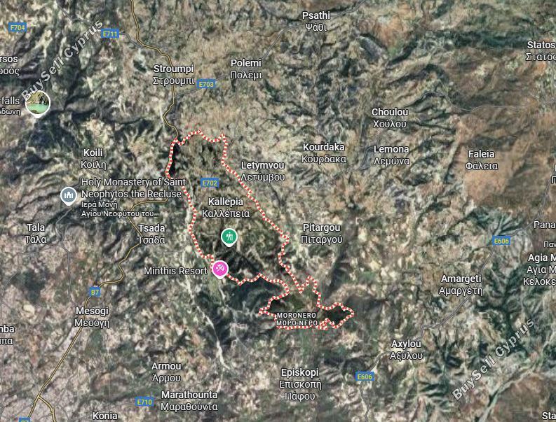 7358 SQM Land for sale in Kallepeia, Paphos 6950638