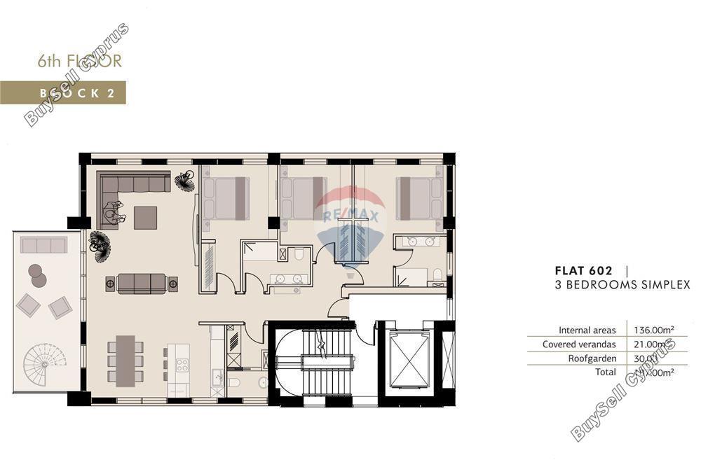 3 bedroom penthouse for sale agios nektarios limassol 1503977 image 14150008
