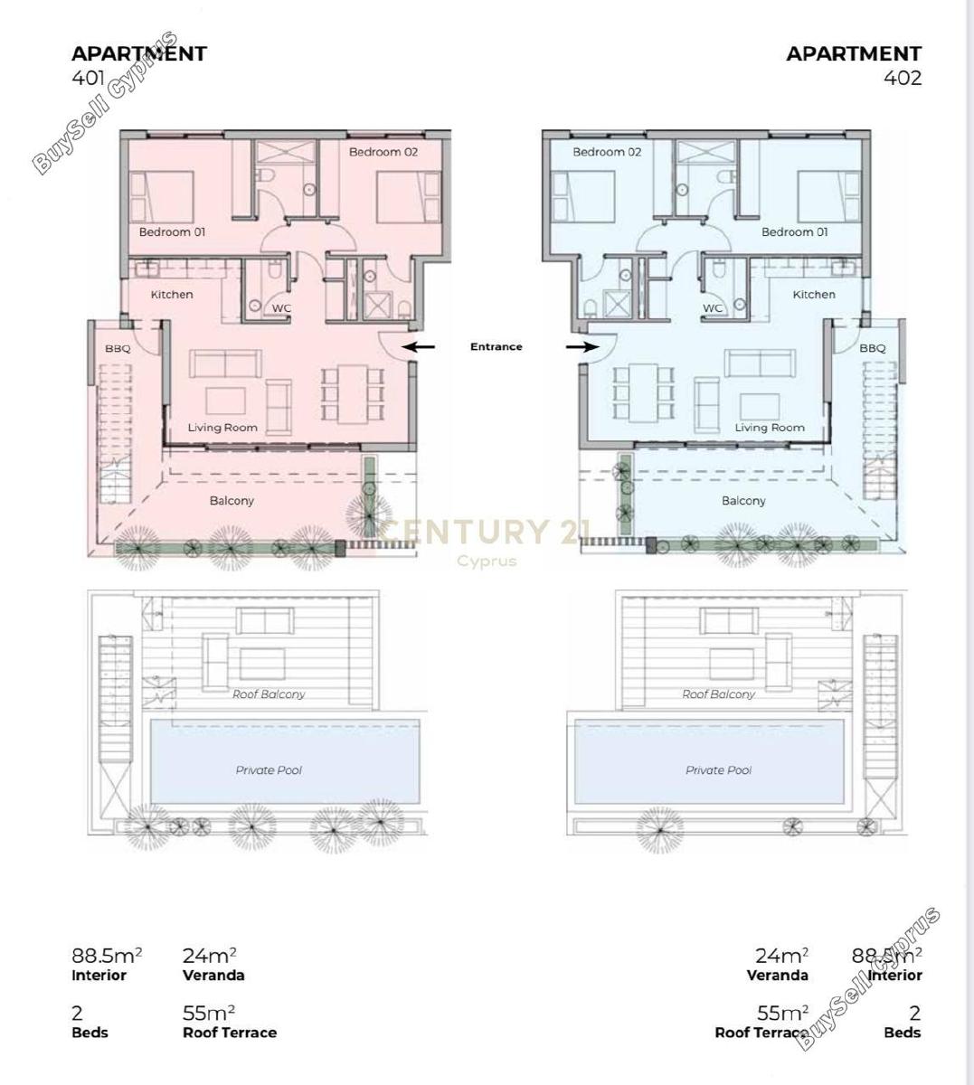 2 bedroom penthouse for sale potamos germasogeias limassol 1739887 image 15171543