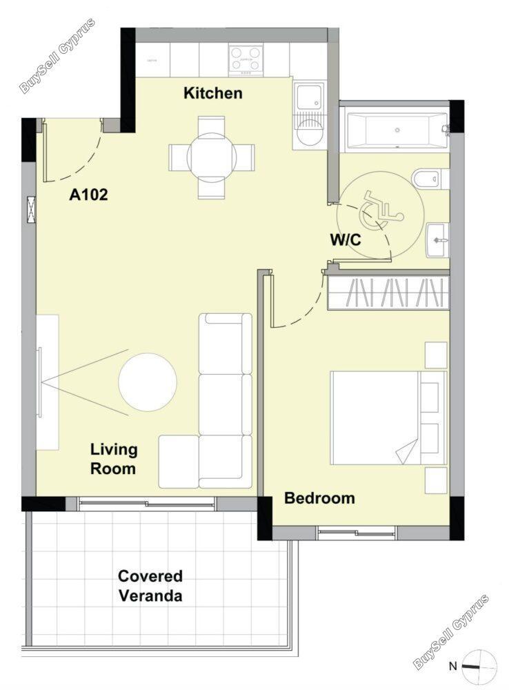 1 bedroom apartment for sale geroskipou paphos 8337108 image 17902805