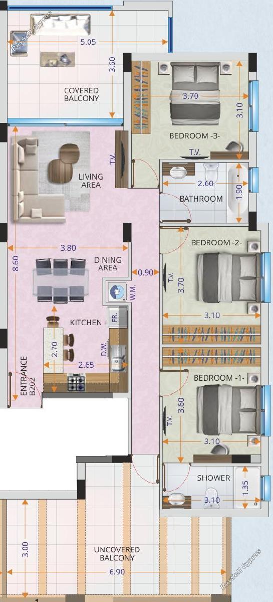 3 bedroom apartment for sale aradippou larnaca 8554718 image 15802223