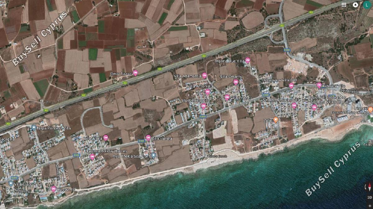 5208 SQM Plot for sale in Agia Thekla, Famagusta 393686