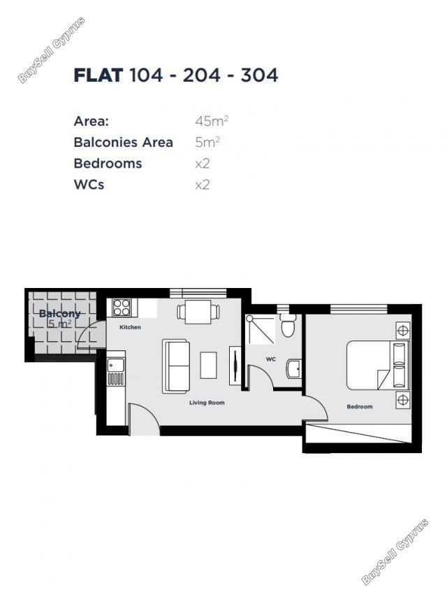 1 bedroom apartment for sale aradippou larnaca 1598128 image 12833387