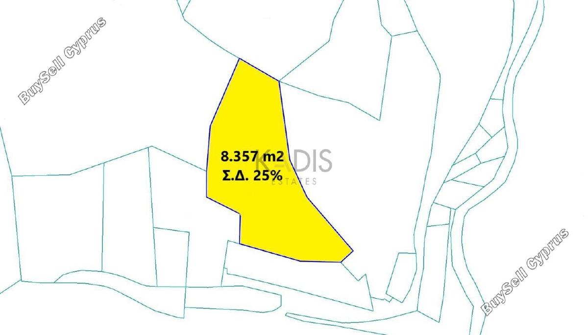 8357 SQM Land for sale in Amiantos, Limassol 5888020