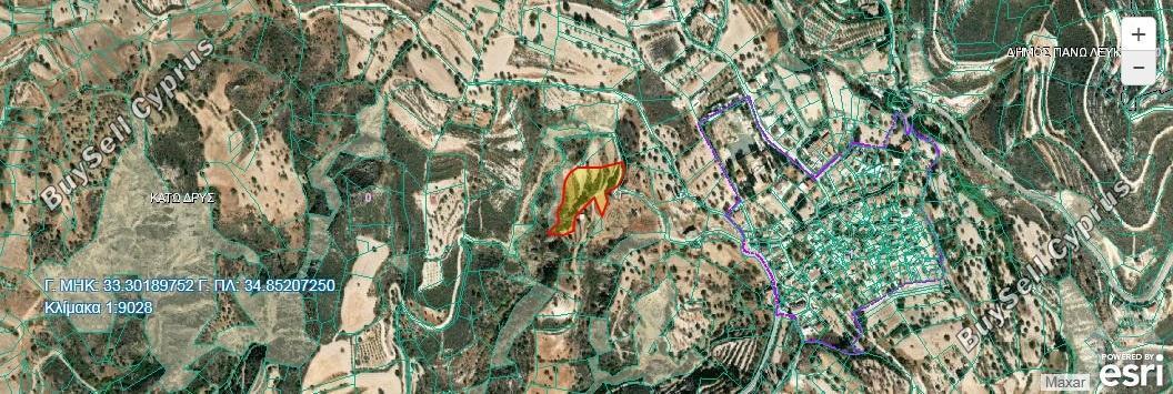 8027 SQM Land for sale in Kato Drys, Larnaca 16420946