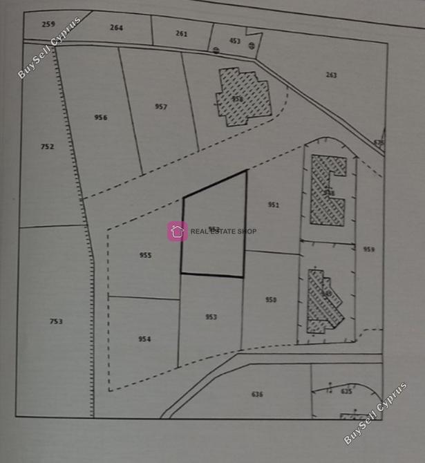 594 SQM Plot for sale in Nisou, Nicosia 16606429