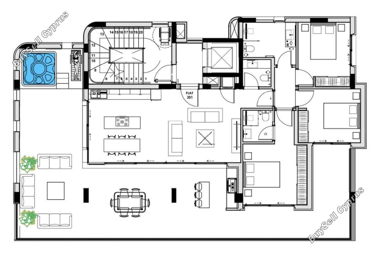 3 bedroom penthouse for sale agios athanasios limassol 1679558 image 15721715