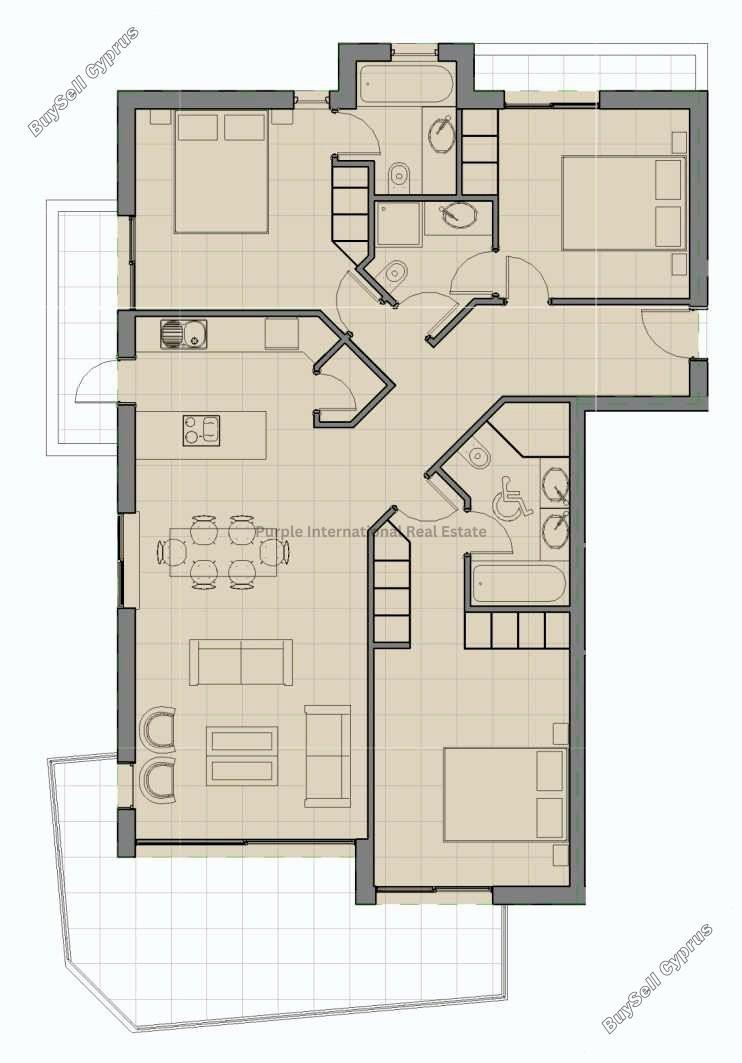 3 bedroom penthouse for sale chlorakas paphos 7543468 image 15516518