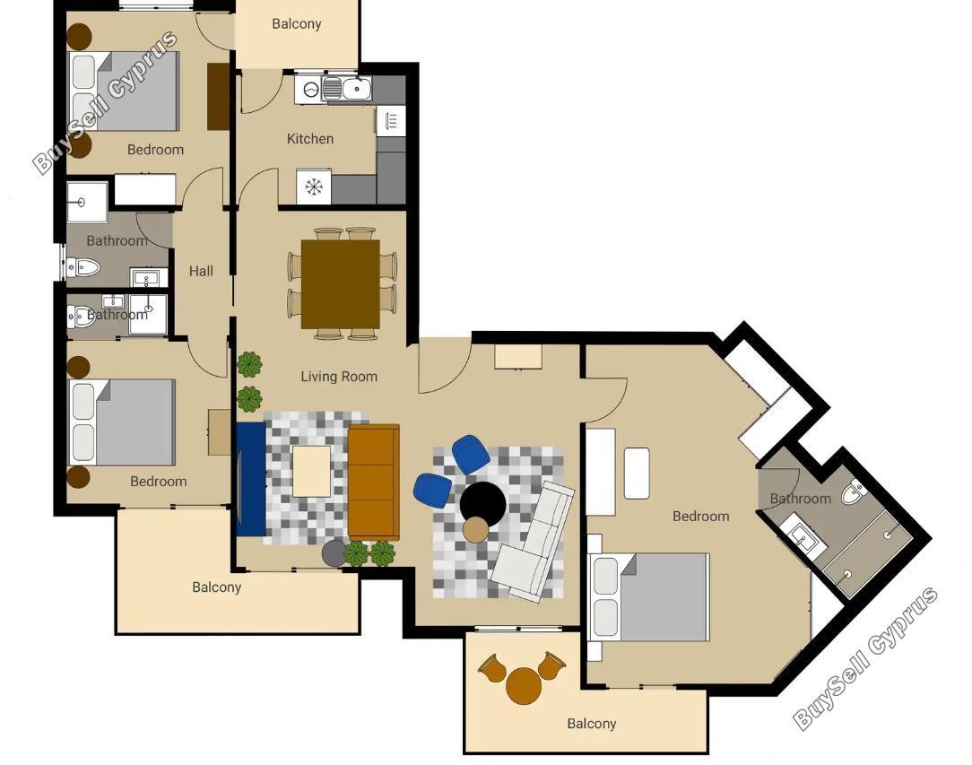 3 bedroom apartment for rent agios tychonas limassol 8670868 image 16954368