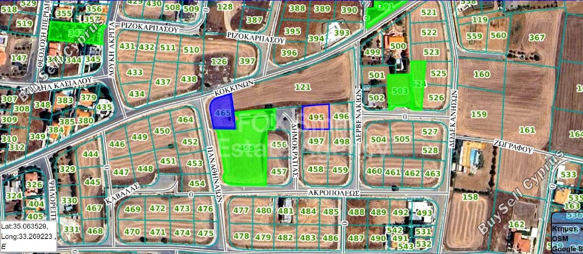 597 SQM Plot for sale in Psimolofou, Nicosia 15674036