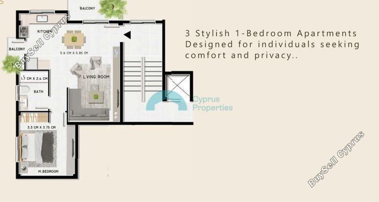 1 bedroom apartment for sale chrysopolitissa larnaca 1600688 image 5463154