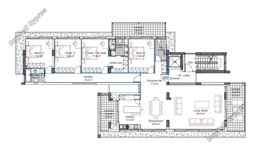 4 bedroom apartment for rent makedonitissa nicosia 8765909 image 16569649