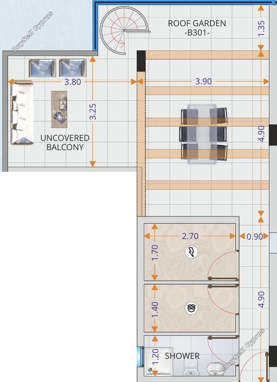 2 bedroom penthouse for sale aradippou larnaca 8554719 image 15802233