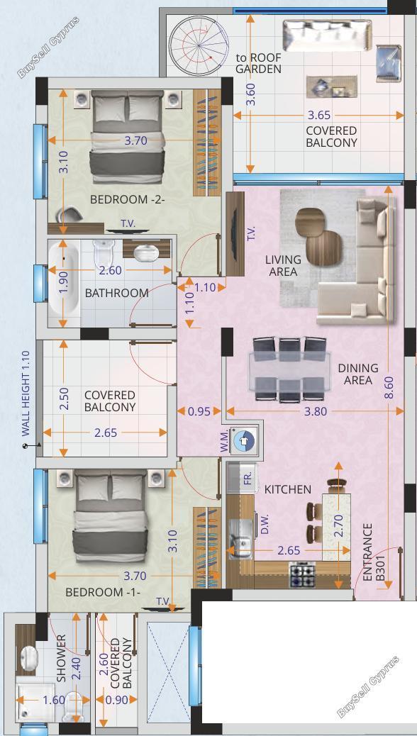 2 bedroom penthouse for sale aradippou larnaca 8554719 image 15802234