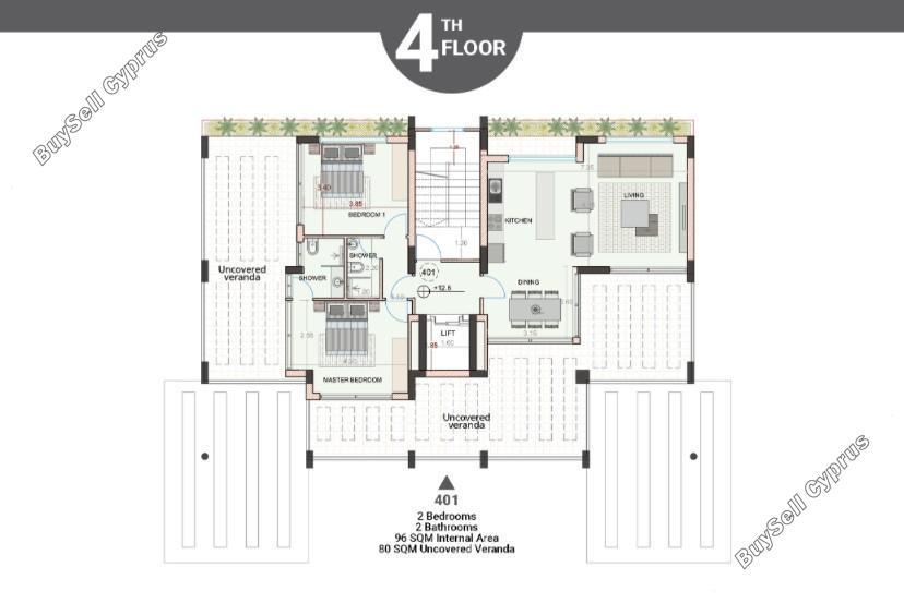 2 bedroom penthouse for sale kato paphos universal paphos 7739329 image 14185755
