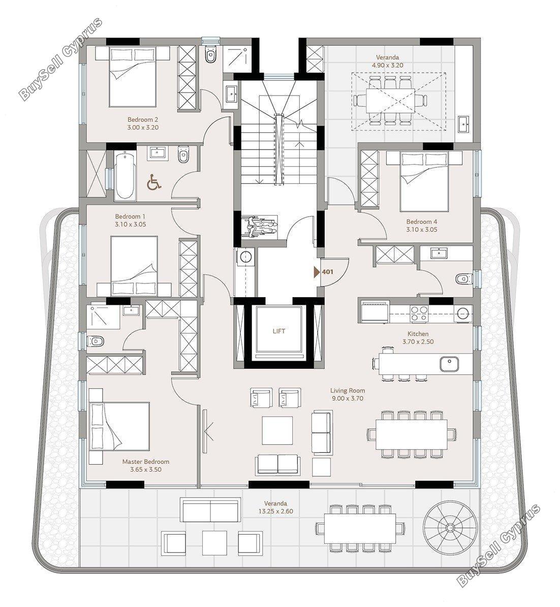 4 bedroom penthouse for sale agios nektarios limassol 8995749 image 18181038
